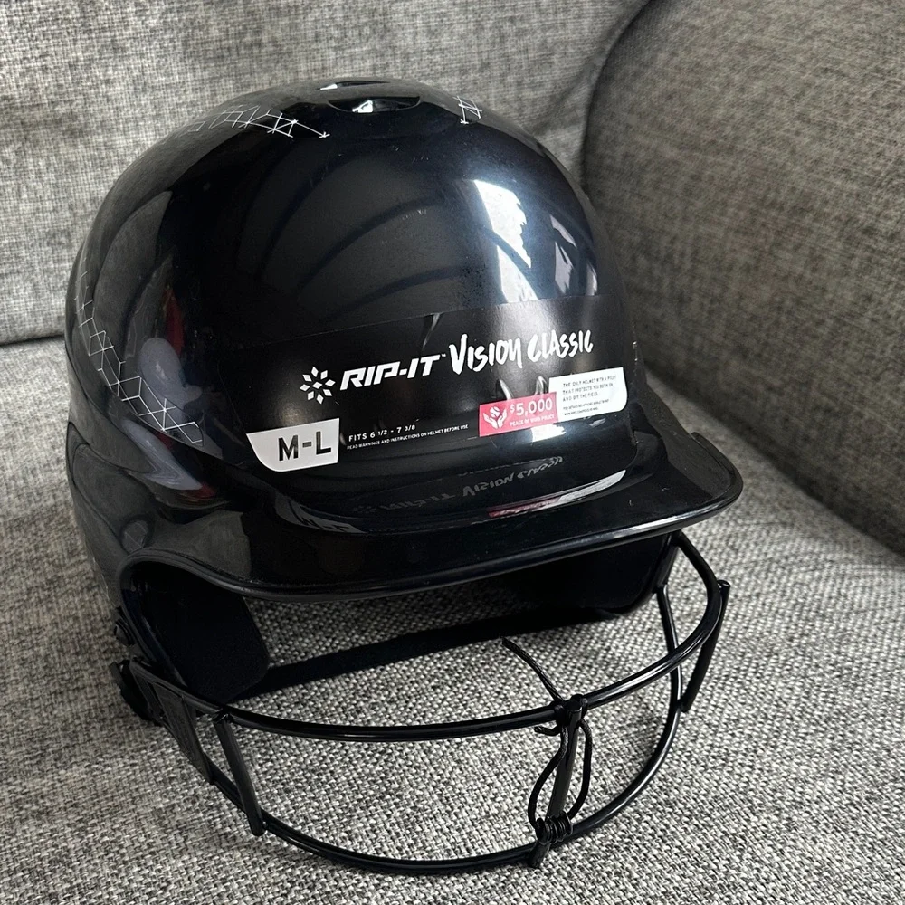RIP-IT Vision Classic Black Kids Face Mask